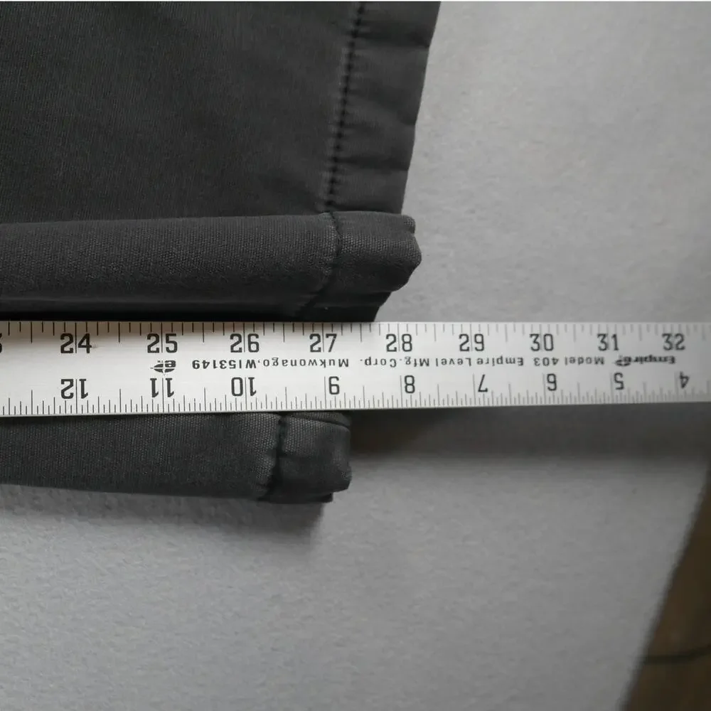 Coleman Pants Mens (40x28) Gray Flannel Lined Utility Outdoors Work Carpenter